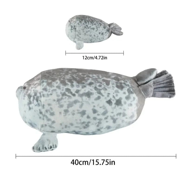 Planet Gates mother with 4 son / 40cm 40cm Mother and son Seal five-piece plush toy Seal zipper toy for boys and girls Christmas Halloween gifts