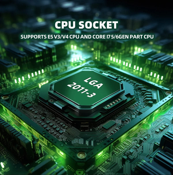 Planet Gates Motherboard+CPU+RAM ZSUS X99-8D4 Motherboard Set Kit With LGA2011-3 Xeon E5 2650 V4 CPU DDR4 16GB (1*16GB) 2133MHZ RAM Memory NVME M.2 SATA