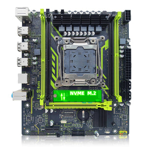Planet Gates Motherboard+CPU+RAM ZSUS X99-8D4 Motherboard Set Kit With LGA2011-3 Xeon E5 2650 V4 CPU DDR4 16GB (1*16GB) 2133MHZ RAM Memory NVME M.2 SATA