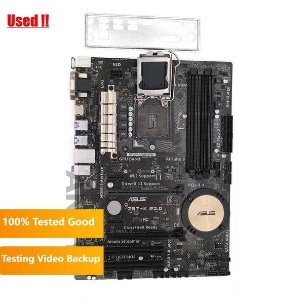 Planet Gates Motherboards Asus Z97-K R2.0 Desktop Motherboard Z97 Socket LGA 1150 i7 i5 i3 DDR3 32G SATA3 ATX