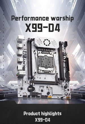 Planet Gates Motherboards QIYIDA X99 motherboard D4 LGA 2011 3 with M.2 slot Support X99 C612chip DDR4 Memory SATA3.0 USB3.0 PCI16X