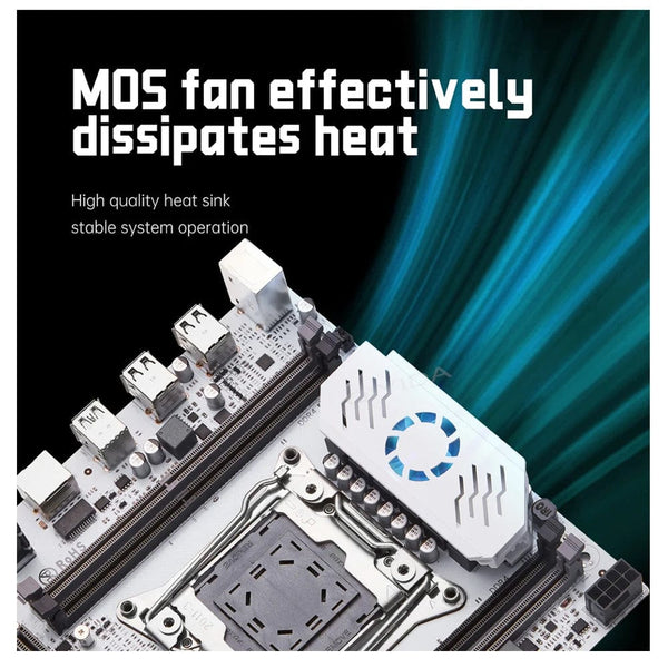 Planet Gates Motherboards QIYIDA X99 motherboard D4 LGA 2011 3 with M.2 slot Support X99 C612chip DDR4 Memory SATA3.0 USB3.0 PCI16X