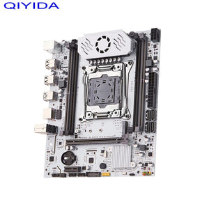 Planet Gates Motherboards QIYIDA X99 motherboard D4 LGA 2011 3 with M.2 slot Support X99 C612chip DDR4 Memory SATA3.0 USB3.0 PCI16X