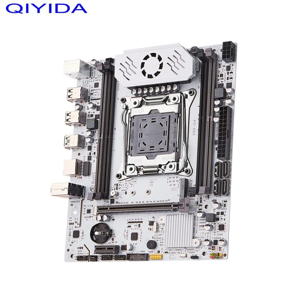 Planet Gates Motherboards QIYIDA X99 motherboard D4 LGA 2011 3 with M.2 slot Support X99 C612chip DDR4 Memory SATA3.0 USB3.0 PCI16X