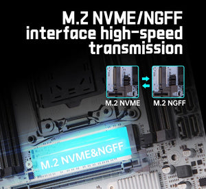 Planet Gates Motherboards QIYIDA X99 motherboard D4 LGA 2011 3 with M.2 slot Support X99 C612chip DDR4 Memory SATA3.0 USB3.0 PCI16X