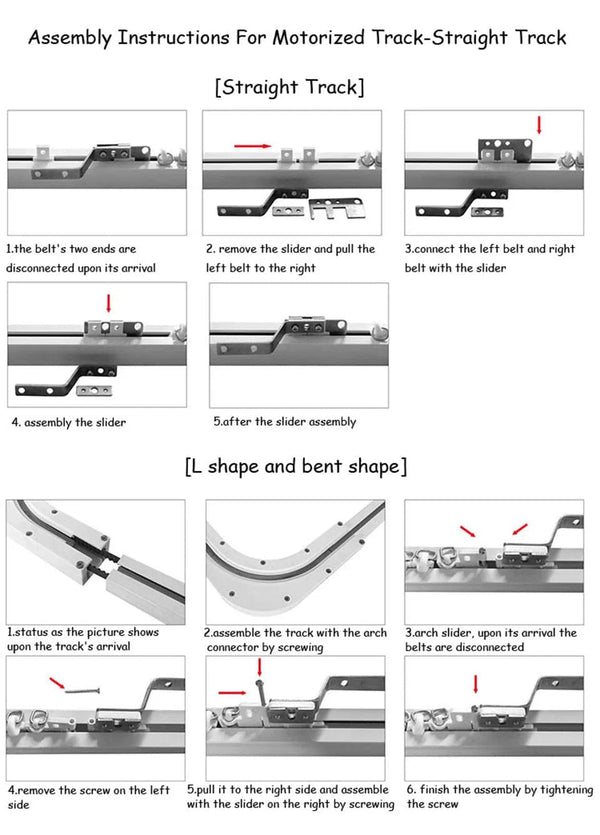 Planet Gates Motor with 4.8m Rail / Open to Left Cheap Tuya 3 Generation Shorter WiFi Curtain Motor Electric Track Rail Rod Automatic System Smart Home Curtains Remote Control