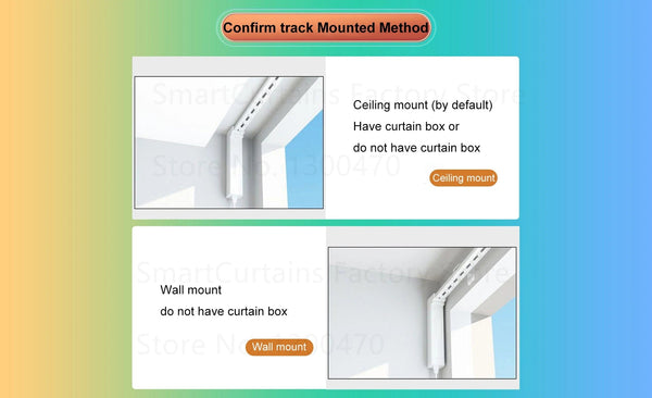 Planet Gates Motor with 4.8m Rail / Open to Left Cheap Tuya 3 Generation Shorter WiFi Curtain Motor Electric Track Rail Rod Automatic System Smart Home Curtains Remote Control