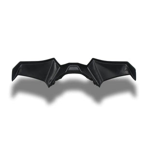 Planet Gates Motorcycle Accessories Black Naked Front Downforce Spoiler Winglet Aerodynamic Wing Kit Spoiler For YAMAHA MT 07 2021 2022 2023