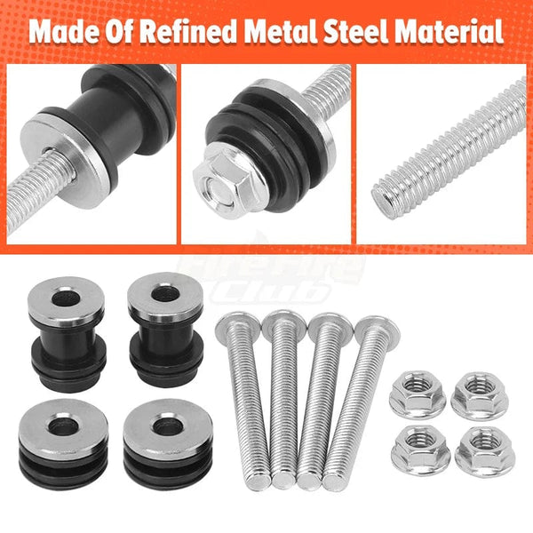 Planet Gates Motorcycle Accessories Detachable Sissy Bar Backrest Docking Hardware For Harley Sportster XL1200 XL883 Forty Eight 2004-later