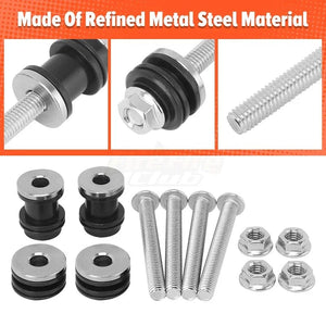 Planet Gates Motorcycle Accessories Detachable Sissy Bar Backrest Docking Hardware For Harley Sportster XL1200 XL883 Forty Eight 2004-later