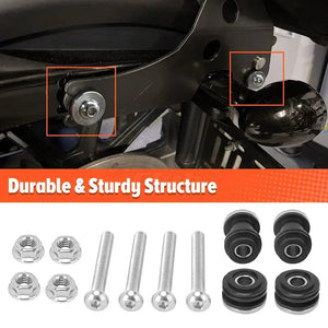 Planet Gates Motorcycle Accessories Detachable Sissy Bar Backrest Docking Hardware For Harley Sportster XL1200 XL883 Forty Eight 2004-later