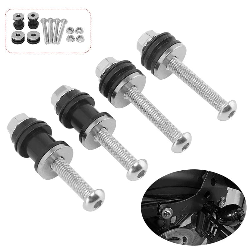 Planet Gates Motorcycle Accessories Detachable Sissy Bar Backrest Docking Hardware For Harley Sportster XL1200 XL883 Forty Eight 2004-later