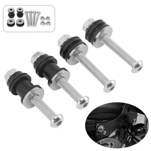 Planet Gates Motorcycle Accessories Detachable Sissy Bar Backrest Docking Hardware For Harley Sportster XL1200 XL883 Forty Eight 2004-later