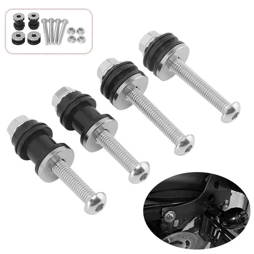 Planet Gates Motorcycle Accessories Detachable Sissy Bar Backrest Docking Hardware For Harley Sportster XL1200 XL883 Forty Eight 2004-later