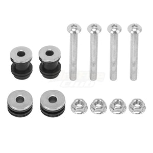 Planet Gates Motorcycle Accessories Detachable Sissy Bar Backrest Docking Hardware For Harley Sportster XL1200 XL883 Forty Eight 2004-later