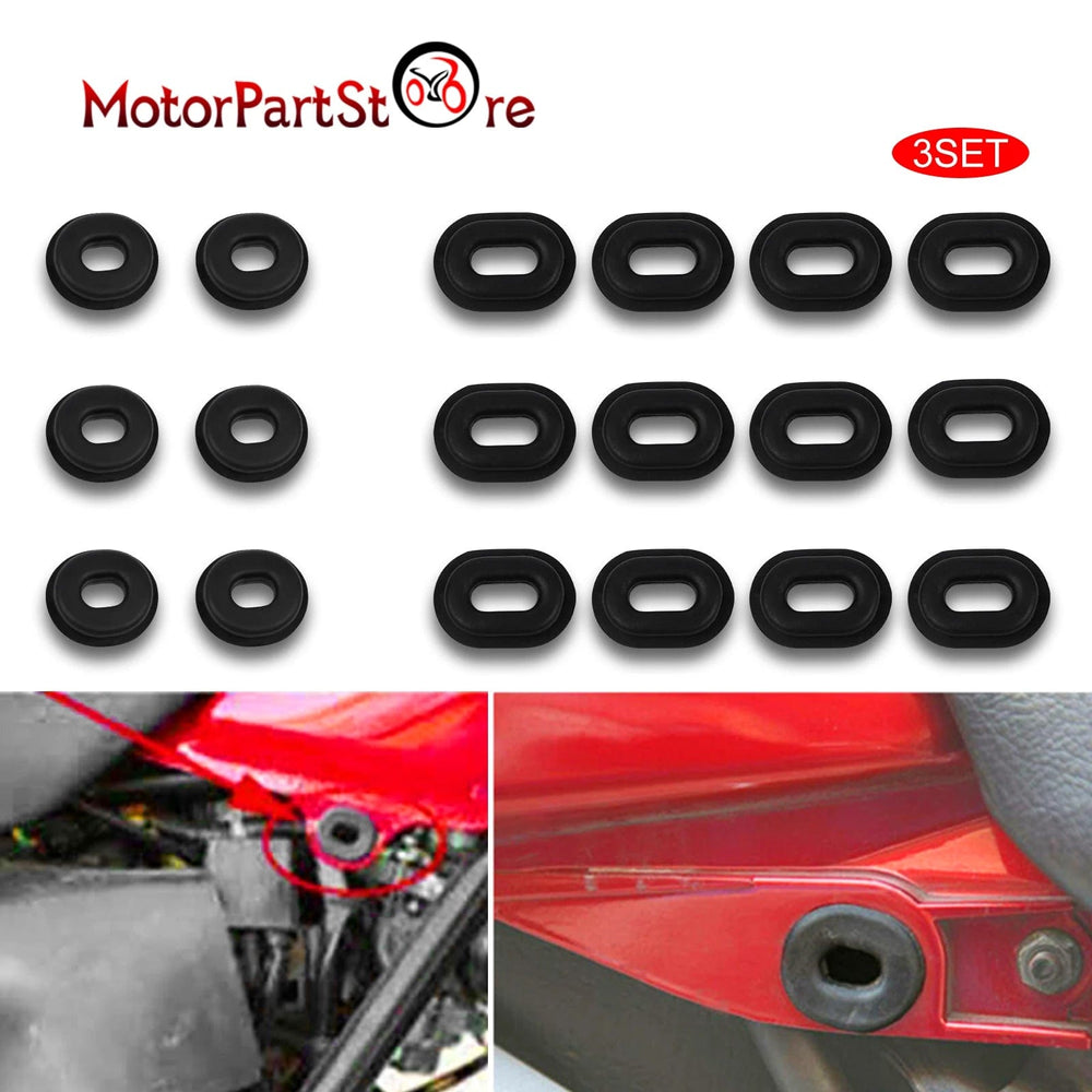 Planet Gates Motorcycle Accessories Fairings Side Cover Rubber Grommets Bolts for Yamaha Suzuki Honda CG 125 CL SL XL 100 125 350 CB 125 200