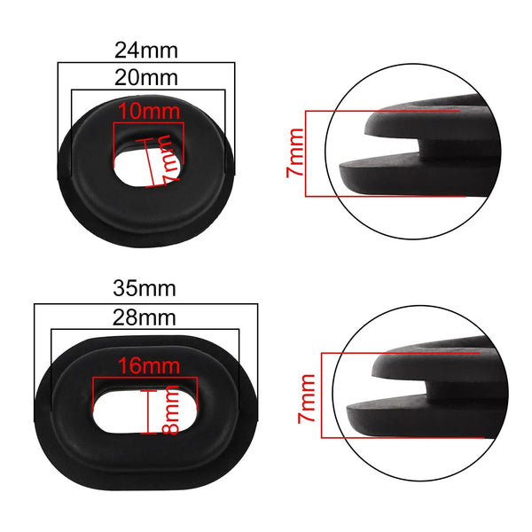 Planet Gates Motorcycle Accessories Fairings Side Cover Rubber Grommets Bolts for Yamaha Suzuki Honda CG 125 CL SL XL 100 125 350 CB 125 200