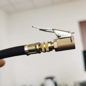 Planet Gates Motorcycle Bike Car Tire Air Inflator Hose Inflatable Pump Extension Tube Adapter Twist Tyre Air Connection Locking Air Chuck