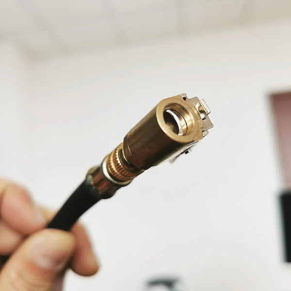 Planet Gates Motorcycle Bike Car Tire Air Inflator Hose Inflatable Pump Extension Tube Adapter Twist Tyre Air Connection Locking Air Chuck