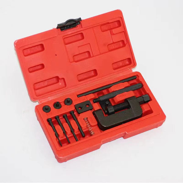 Planet Gates Motorcycle Bike Chain Breaker Splitter Riveting Tool Repair Tools Set Launches Chain Pin Press Handle Motorbike Chain Riveter