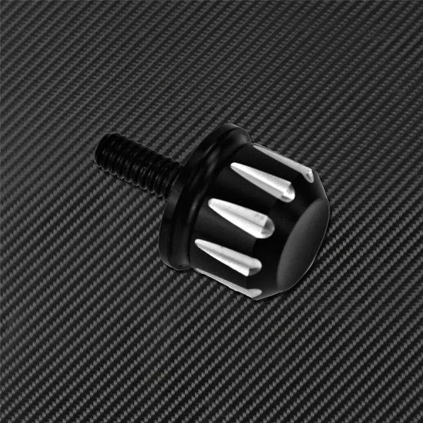 Planet Gates Motorcycle Black/Chrome Seat Bolt Tab Screw For Harley Touring Road King Street Glide Softail Dyna Sportster XL Street Bob 96-19