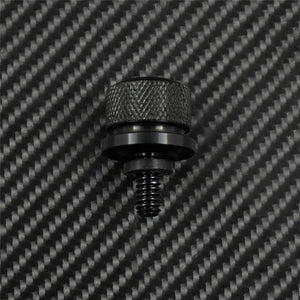 Planet Gates Motorcycle Black/Chrome Seat Bolt Tab Screw For Harley Touring Road King Street Glide Softail Dyna Sportster XL Street Bob 96-19