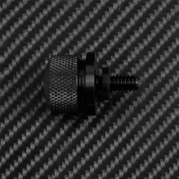 Planet Gates Motorcycle Black/Chrome Seat Bolt Tab Screw For Harley Touring Road King Street Glide Softail Dyna Sportster XL Street Bob 96-19