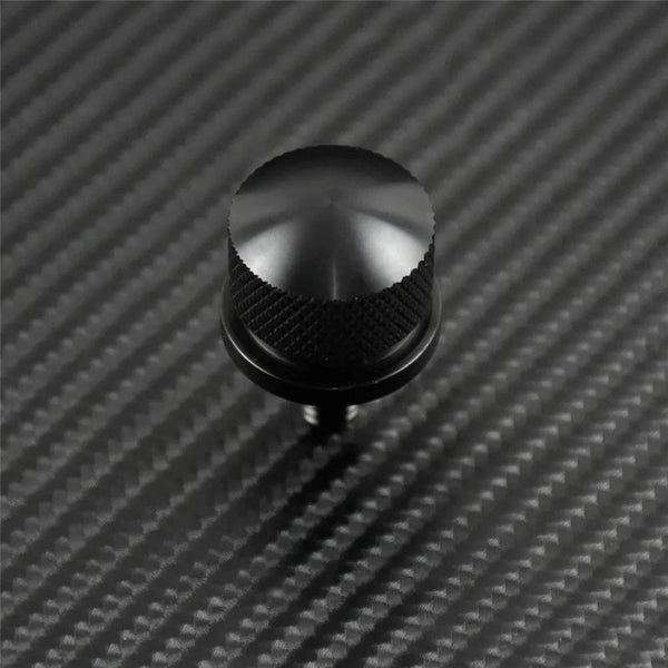 Planet Gates Motorcycle Black/Chrome Seat Bolt Tab Screw For Harley Touring Road King Street Glide Softail Dyna Sportster XL Street Bob 96-19