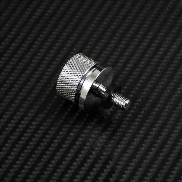 Planet Gates Motorcycle Black/Chrome Seat Bolt Tab Screw For Harley Touring Road King Street Glide Softail Dyna Sportster XL Street Bob 96-19