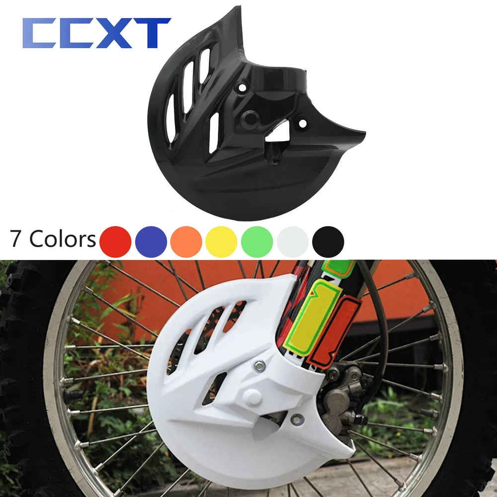 Planet Gates Motorcycle Brake Disc Protection Cover Plastic Protective Cover For Honda CRF250R CRF450R CRF250RX CRF450RX CRF250X CRF450X Part