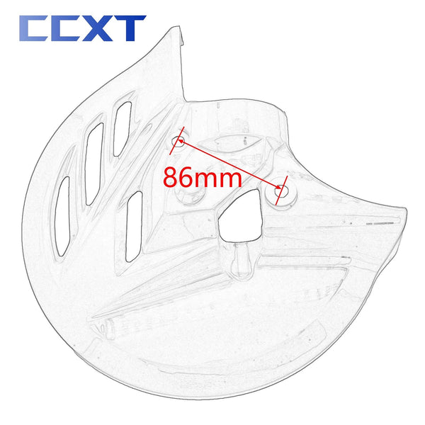 Planet Gates Motorcycle Brake Disc Protection Cover Plastic Protective Cover For Honda CRF250R CRF450R CRF250RX CRF450RX CRF250X CRF450X Part