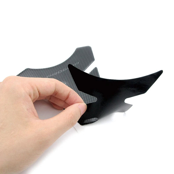 Planet Gates Motorcycle Carbon Fiber Fuel Gas Cap Cover Tank Protector Pad Stickers For Kawasaki Z Z1000 Z1000SX Z800 Z750 Z250 Racing Decals