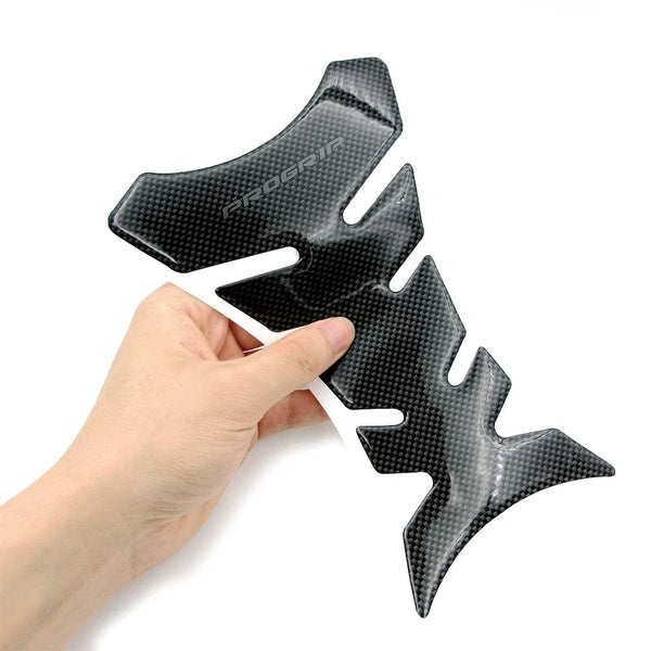Planet Gates Motorcycle Carbon Fiber Fuel Gas Cap Cover Tank Protector Pad Stickers For Kawasaki Z Z1000 Z1000SX Z800 Z750 Z250 Racing Decals