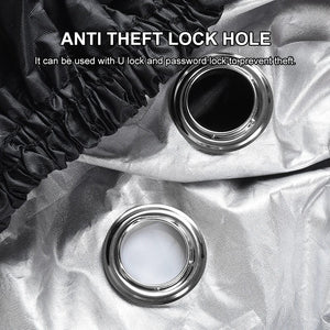 Planet Gates Motorcycle Cover Waterproof All Season Dustproof UV Protective Outdoor Indoor Scooter 190T Wear-resistant Fabric Motorbike Cover