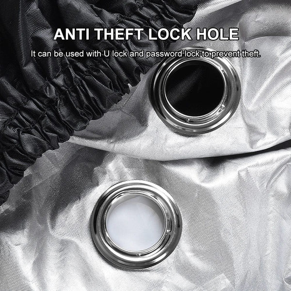 Planet Gates Motorcycle Cover Waterproof All Season Dustproof UV Protective Outdoor Indoor Scooter 190T Wear-resistant Fabric Motorbike Cover