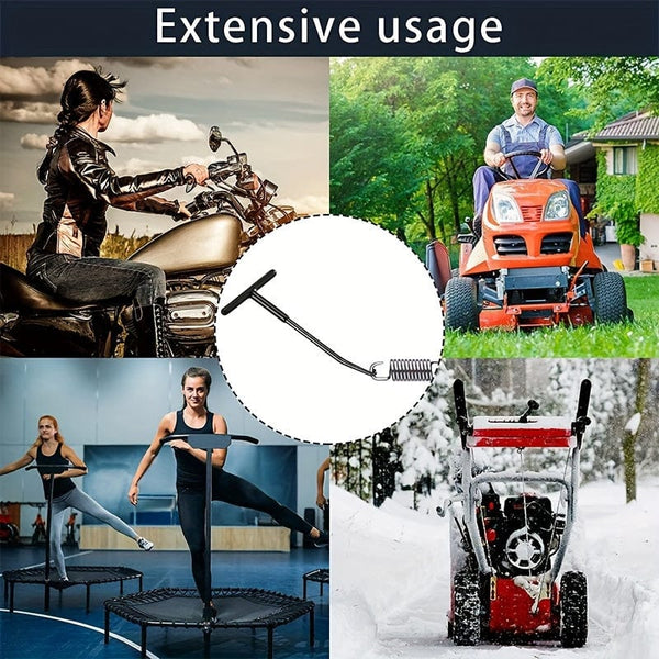 Planet Gates Motorcycle Exhaust Pipe Spring Hook T Shaped Hand-held Puller Repair Tool Universal Motor Accessories