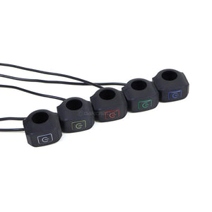 Planet Gates Motorcycle Handlebar Switch with LED Light 7/8'' 22mm Momentry Buttton for Electric Star Kill Waterproof Control Switch Button