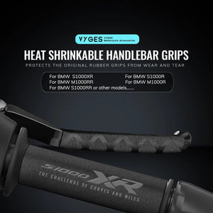Planet Gates Motorcycle Heat Shrinkable Handlebar Grips Clutch Brake Lever Cover Grip Glove For BMW S1000XR S1000R M1000R M1000RR S1000RR