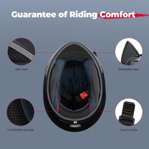 Planet Gates Motorcycle Helmet Full Face Cat Ear Detachable DOT Certification Safety Moto Helmet For Women Men Breathable Gift For Girlfriend