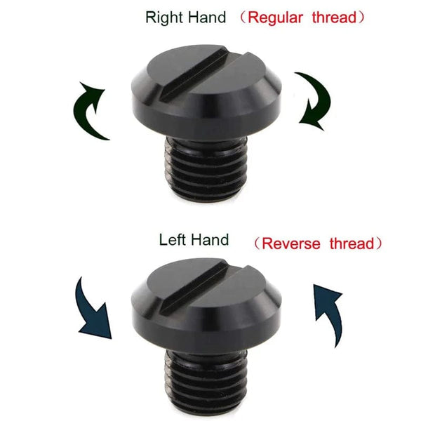 Planet Gates Motorcycle M10*1.25 Left Right-Hand Threaded Mirror Hole Plug Screw Bolts Covers Caps For Yamaha FZ07 FZ09 FZ1 MT07 MT09 XSR900