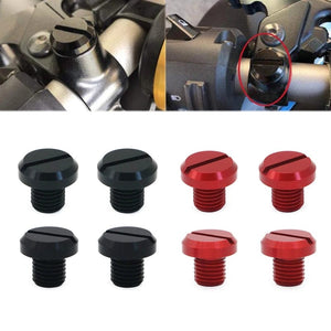Planet Gates Motorcycle M10*1.25 Left Right-Hand Threaded Mirror Hole Plug Screw Bolts Covers Caps For Yamaha FZ07 FZ09 FZ1 MT07 MT09 XSR900
