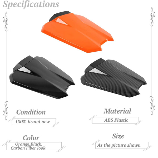 Planet Gates Motorcycle Pillion Rear Solo Seat Cowl For KTM 1290 Super Duke R 2020 2021 2022 2023 ABS Seats Cover Cowls Fairing Accessories