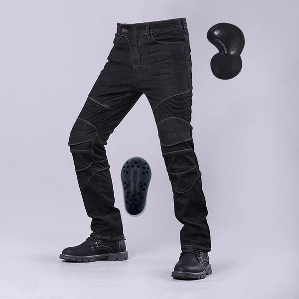Planet Gates Motorcycle Riding Touring MotoJeans Men's Outdoor  Protective Knee Hip Pads Motocross Racing Pants Motorbike Cycling MenTrousers