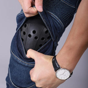 Planet Gates Motorcycle Riding Touring MotoJeans Men's Outdoor  Protective Knee Hip Pads Motocross Racing Pants Motorbike Cycling MenTrousers