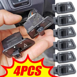 Planet Gates Motorcycle Warning Lights Dual Flash Switches Motorcycle Electric Vehicle Modification Accessories Turn Signal Lights Starter