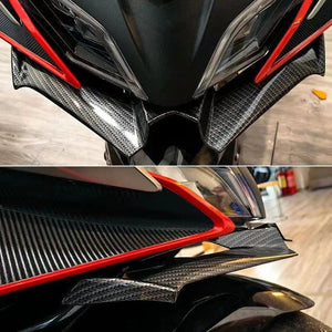 Planet Gates Motorcycle Winglet Aerodynamic Wing Kit Spoiler Motor Accessories For KawasakiNinja 300 Ninja250 NINJA300/250 EX300 2013-2017