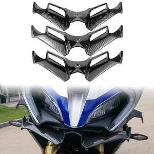 Planet Gates Motorcycle Winglet Aerodynamic Wing Kit Spoiler Motor Accessories For KawasakiNinja 300 Ninja250 NINJA300/250 EX300 2013-2017
