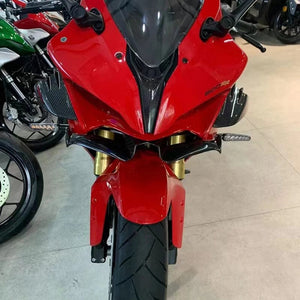 Planet Gates Motorcycle Winglet Aerodynamic Wing Kit Spoiler Motor Accessories For KawasakiNinja 300 Ninja250 NINJA300/250 EX300 2013-2017