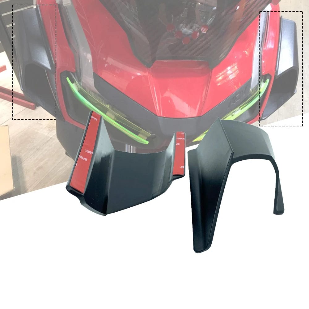 Planet Gates Motorcycle Winglet Side Spoiler Side Wind ABS Front Fairing Protector Wing Cover For Honda ADV150 ADV 150 2019 2020