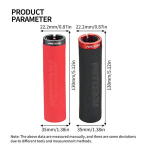 Planet Gates MOTSUV MTB Grip Sponge Grips With Dust Plug Ultralight Soft Bike Handlebar Cover Anti-skid Cozy Bike Handle Alloy Bicycle Parts